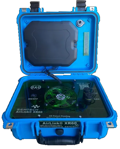 Semtech AirLink XR60 installed in a DigiNav BYOND case