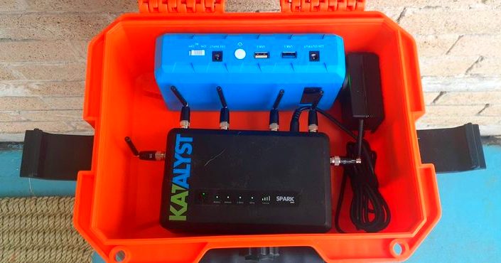 Interior showing Katalyst Spark 500A and power station